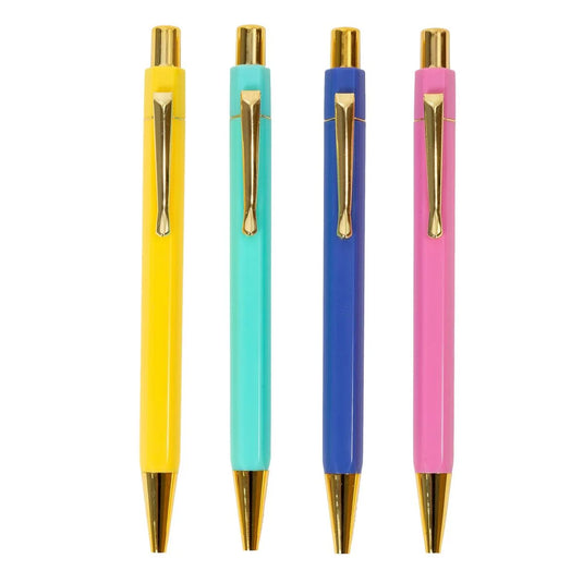 O.WKs. Assorted 2-Pcs Ball Pen Medium tip, Black ink