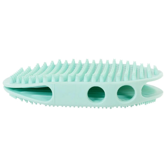 PAWS Fur Conditioning Glove, wrap card, grey, teal