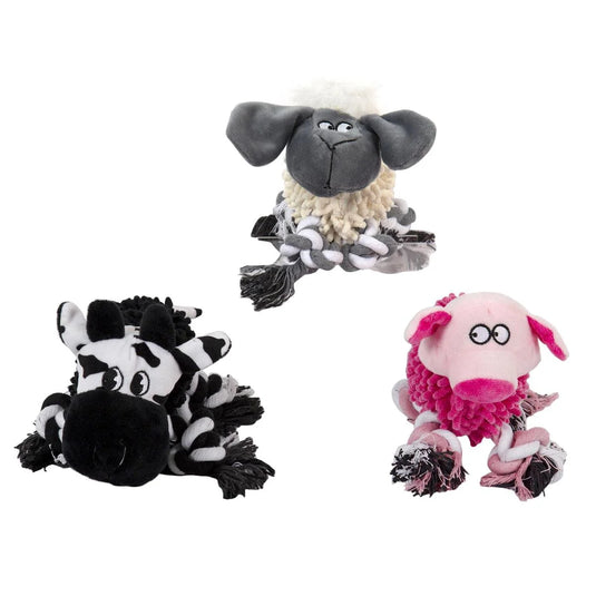 Comfort & Cuddles Pet Toy, 3/D Pig, Cow, Sheep 21x17cm