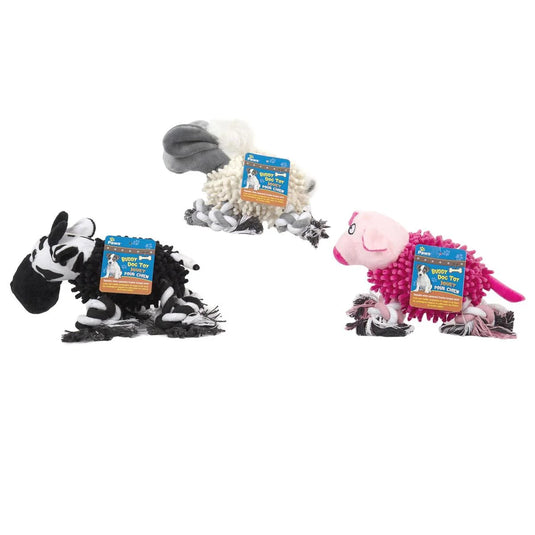 Comfort & Cuddles Pet Toy, 3/D Pig, Cow, Sheep 21x17cm