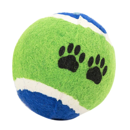 PAWS. 2-pc 2.5" Printed Pet Tennis Balls, in a bag,(CS)