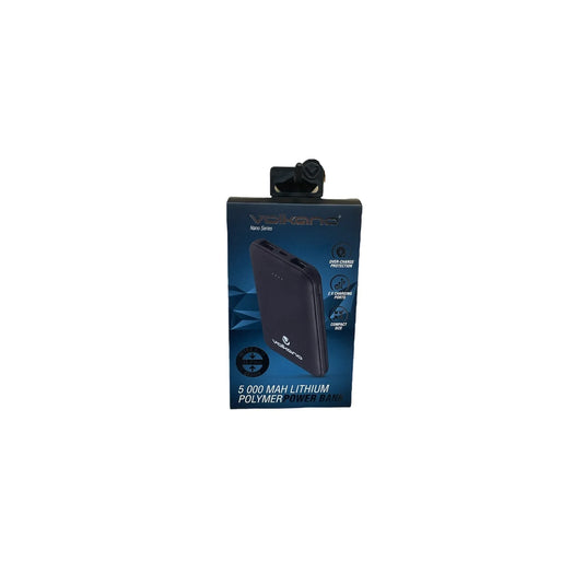 Volkano Nano Series 5000 mAH Li-Po Power Bank-Black