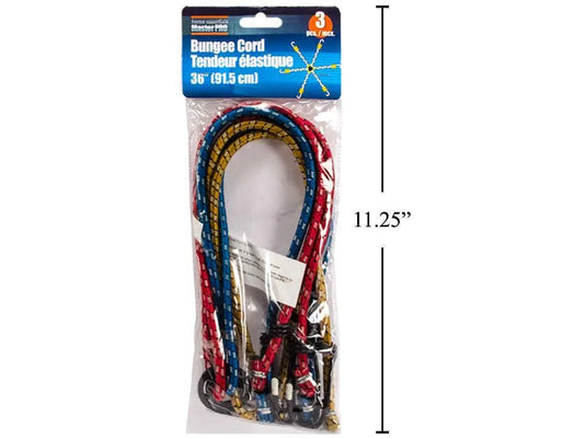 H.E. Master Pro 3-pc. 36" Bungee Cord w/Ring, vbh