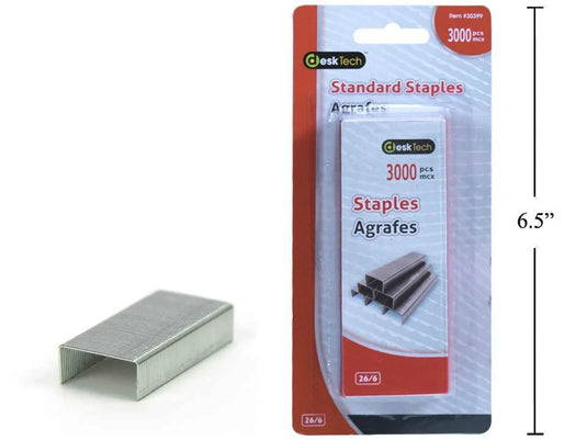 O.Ws 3000-pc 26/6 Staples, b/c