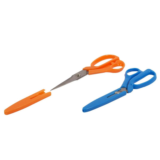 Desk Tech 8" Stainless Steel Scissors w Safety Cap