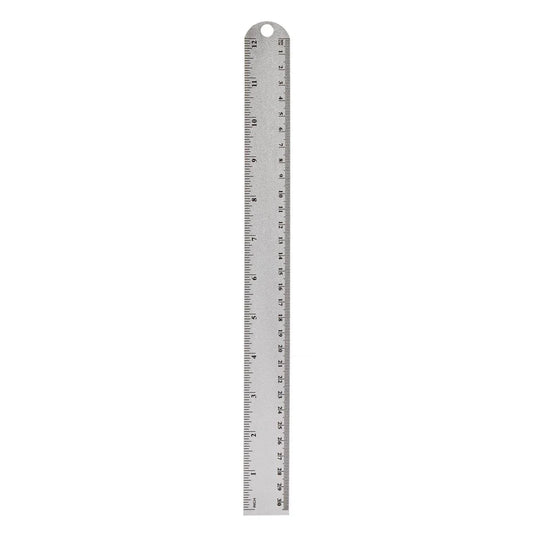 O.WKs. 12" Aluminum Ruler