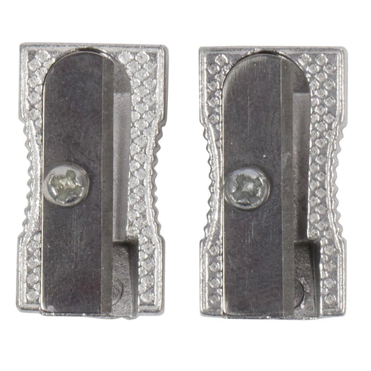Desk Tech, 2-pc Metal Pencil Sharpeners, b/c