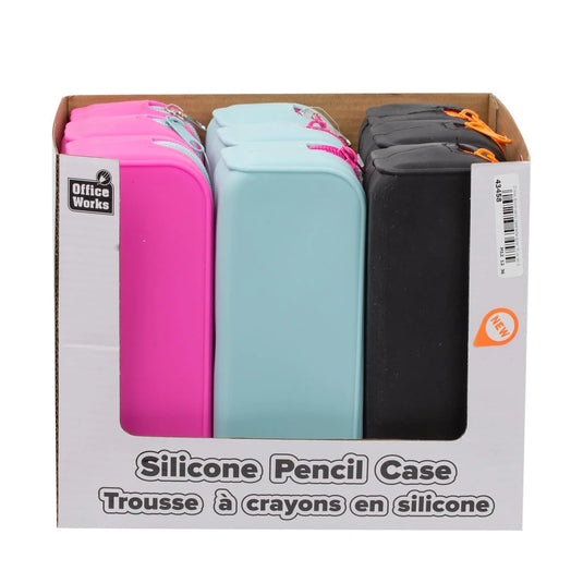 O.Wks. Silicon pencil case rectangular