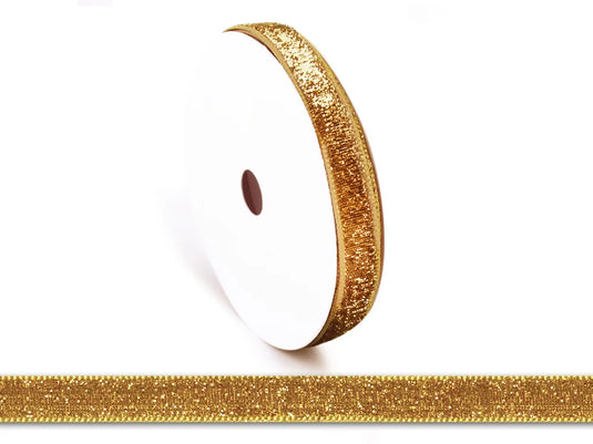 Holiday Ribbons/Trims: 3yds Adornments Asst x36 B) Gold + Silver