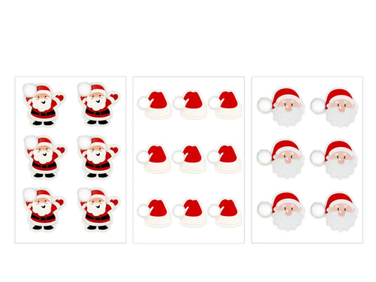 Holiday Trendz: Seasonal Icon Series Asst 12eax3styles A) Santa Medley