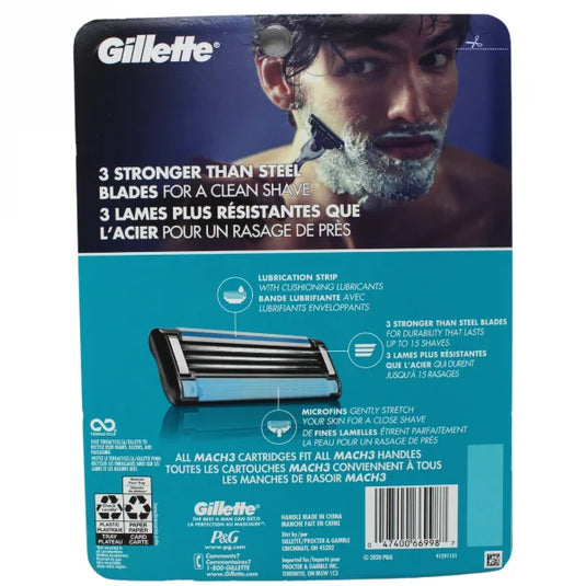 GILLETTE MACH 3 1RZR+10CARTS