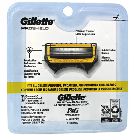 GILLETTE FUSION PROSHIELD 4CARTS