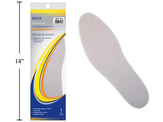 Bodico Men's Insoles, Size: 7-8.5 printed bag (HZ)