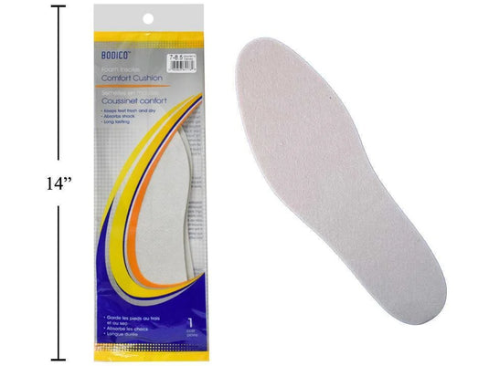 Bodico Women's Insoles, Size: 7-8.5 printed bag w UPC(HZ)
