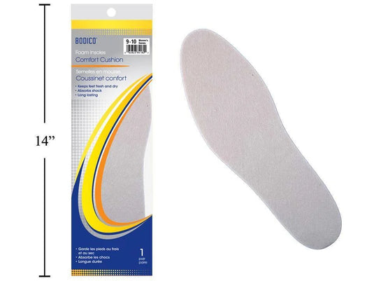 Bodico Women's Insoles, Size: 9-10 printed bag w UPC(HZ)