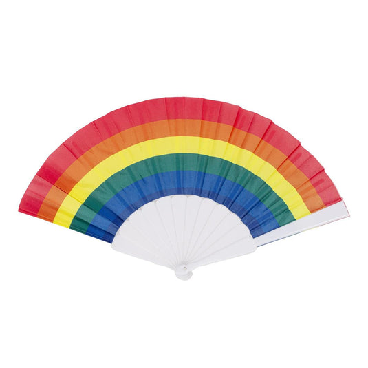 Celebrate Pride Folding Fan, 9", Cht