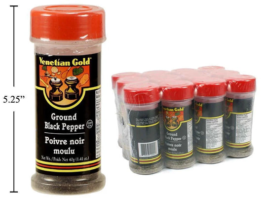 V. Gold, Black Pepper Ground 40g.
