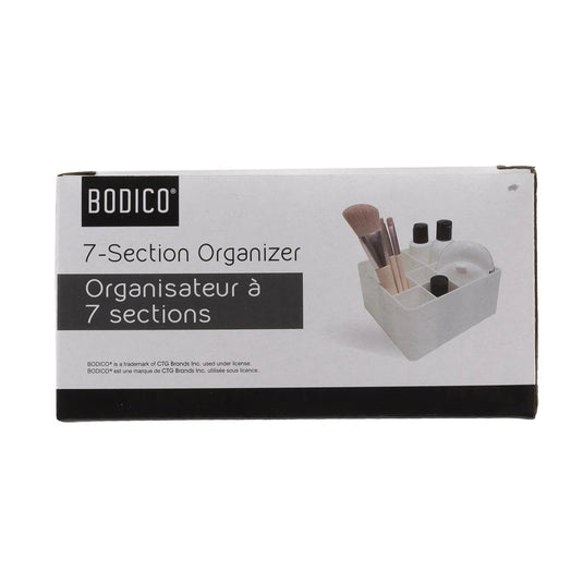 Bodico, 7-Compartment Organizer, white, col box, 14x14x7cm