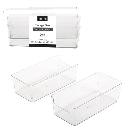 Bodico, M 2pc Storage Bin sleeve, 20x10x6cm, PE