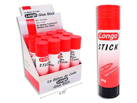 LONGO GLUE STICKS 36G, PREMIUM QUALITY MADE IN KOREA