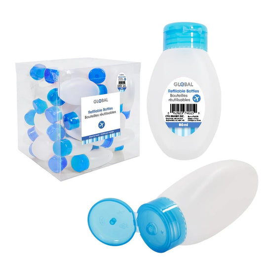 Global, Oval Shape Travel Bottle, 80ml