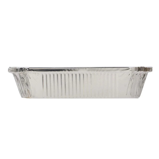 SiG.Kit 2-pc 3-lb Foil Container w/Lids, 8.75"x6.75"x2"
